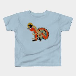 Dark Angel Letter N Ochre Kids T-Shirt